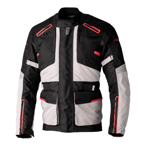 RST RST Endurance CE Mens Textile Jacket Black/White/Red